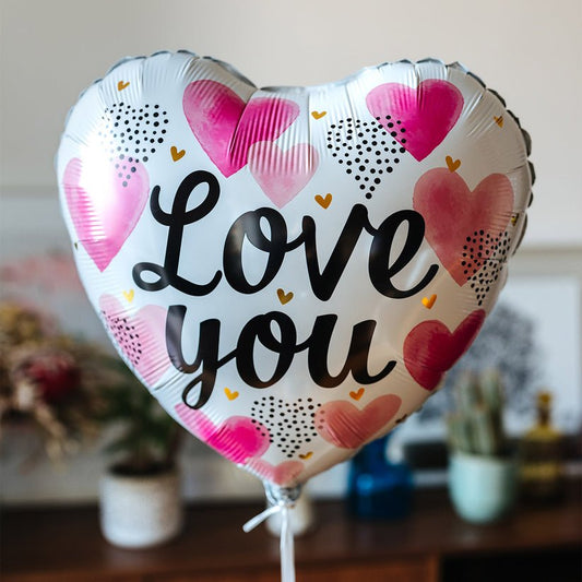 Watercolor Love You Balloon in a box - BetterThanFlowers