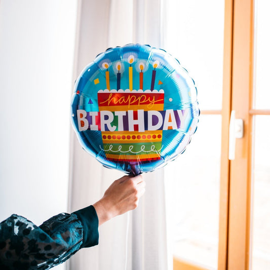 A second Happy Birthday Cake Balloon - BetterThanFlowers